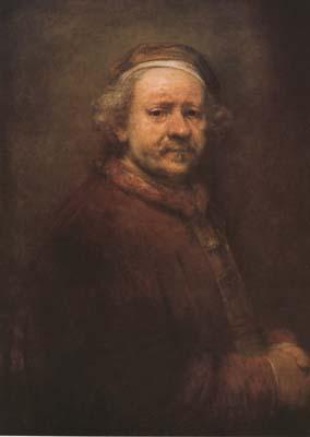REMBRANDT Harmenszoon van Rijn Self-portrait aged 63 (mk08) France oil painting art